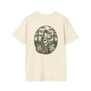 Funny Alligator Shirt Comfort banjo Gator Tee Southern Music Gift Swamp Rock T-Shirt Bluegrass Lover Top Lowcountry Marsh Graphic