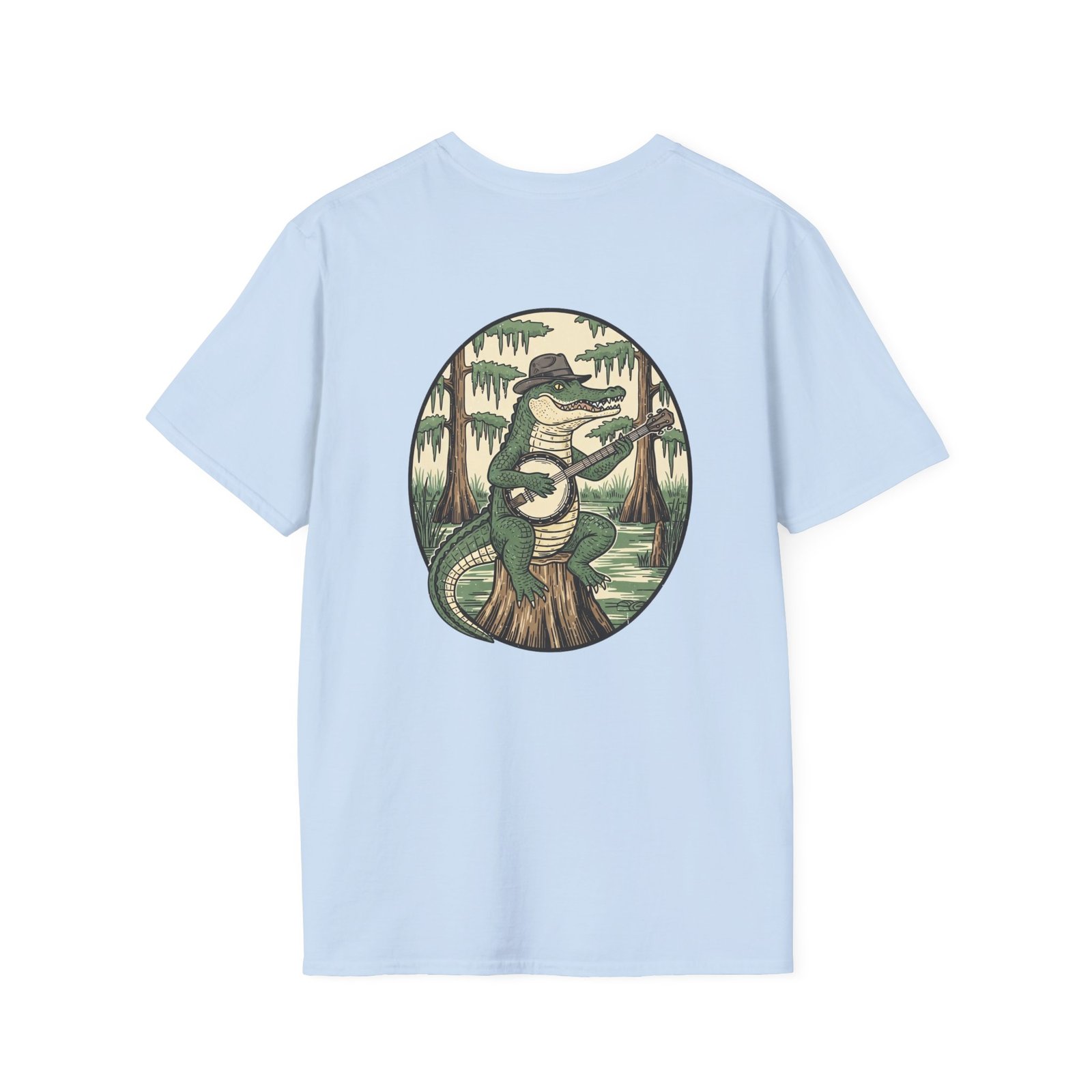 Funny Alligator Shirt Comfort banjo Gator Tee Southern Music Gift Swamp Rock T-Shirt Bluegrass Lover Top Lowcountry Marsh Graphic - Image 14